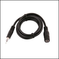 This is a 3 foot audio extension cord. Stereo 1/8 inch jack to stereo 1/8 inch plug.