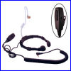 Large Adjustable Throat Mic for Motorola 2Way R - Small Image