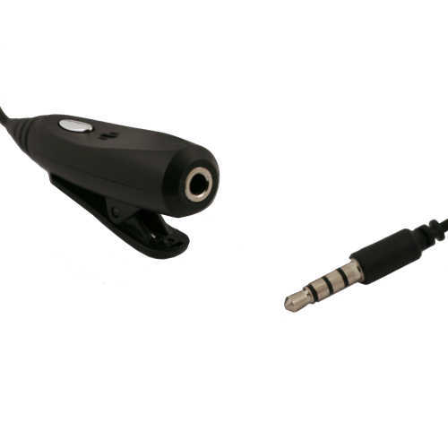 Cell Phone Headphone Adapter w/ Built-in Microphone